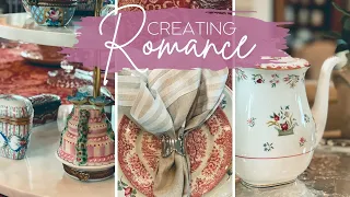 A Beautiful Valentine’s Day Tea | Setting the Scene with Linen & Roses  | Savory Little Sandwiches