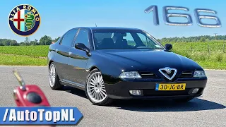 2000 ALFA ROMEO 166 3.0 V6 REVIEW on AUTOBAHN [NO SPEED LIMIT] by AutoTopNL