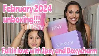 February 2024 Ipsy Glambag,  Boxycharm by Ipsy, unboxed!!!