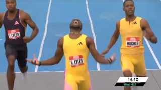 Noah Lyles Win Men’s 150m Ahead Of Zharnel Hughes | Atlanta City Games 2024