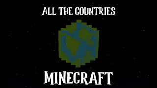 All the countries portrayed by Minecraft