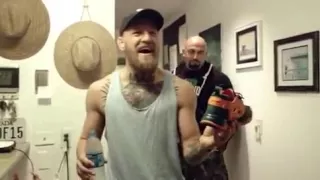 The Conor McGregor crashes his fan's apartment and surprises him  Ma Man! Ye!