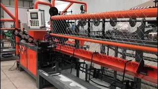 Full automatic Double wire chain link fence machine