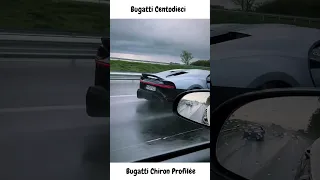 You don't see this Everyday #Bugatti #centodieci #Chiron #Profilee #carshorts