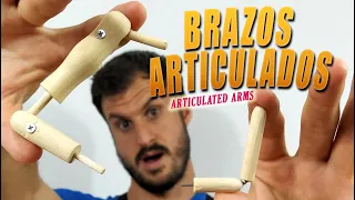 💪💪How to make HOME and PROFESSIONAL articulated arms for virgin or christ (9,84 in)?