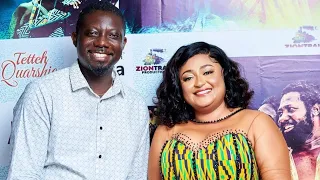 Matilda Asare on the 360 show at her new  Movie premiere. EmeliaBrobey, KwadwoNkansah, KwakuManu