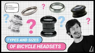 Types and sizes of bicycle headsets explained!