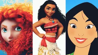 Moana, Merida, Mulan || Crossover/Multifandom edit