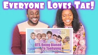 BTS being biased to Kim Taehyung (BTS V) Reaction | BTS Reaction