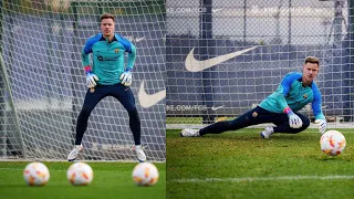 Marc-André ter Stegen Barcelona & German National Team Goalkeeper Training