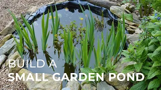 How to build a small Garden Pond (even on a slope)