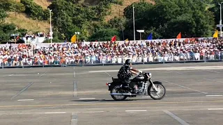 Bike stunt by CRPF lady force on National unity day