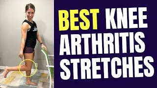 Stiff knee RELIEF | 3 Daily Knee Arthritis Stretches for Better Mobility