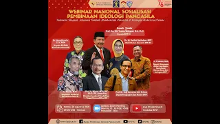 WEBINAR NASIONAL SOSIALISASI PEMBINAAN IDEOLOGI PANCASILA