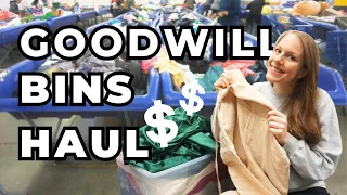 BINS HAUL! What I Thrifted at the Goodwill Outlet - Reseller Vlog #7