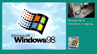 Windows 98 SE Installation Live on Physical PC (end to end , real time,  no cutting)