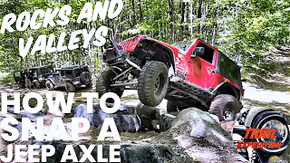 How To Snap A Jeep Axle!