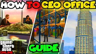 Ultimate Guide To Making Millions With The CEO Office Business In GTA ONLINE!!