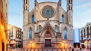 🇪🇸🏛Santa Maria Del Mar (La Catedral Del Mar)Barcelona, España🗺🇪🇸