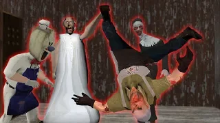 Granny vs Aliashraf vs Evil Nun vs IceScream 3 funny animation 81-90 parts