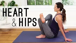 Heart And Hips Practice  |  Hands Free Yoga   |  Yoga With Adriene