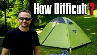 Too Difficult? - Setting up the Best Selling (on Amazon) Mountainsmith Morrison 2 Tent