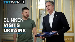 US secretary of state Blinken visits Ukraine
