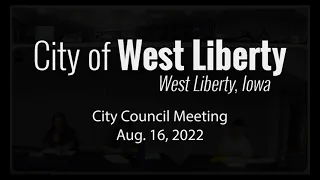 City Council Meeting (Aug. 16, 2022)