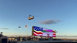 Army Helicopters Flyover NFL Bills-Jets Game | 11/19/2023