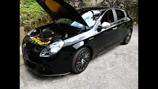 giulietta qv over 270hp sound and pov in the mountains