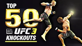 EA SPORTS UFC 3 - TOP 50 UFC 3 KNOCKOUTS - Community KO Video ep. 2