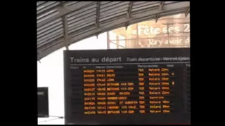 SNCF série d'annonces à Lille Flandres (13/10/2016) 5 retards, 1 supprimé et 2 normales