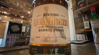 Wild turkey rare breed rye, barrel proof ￼