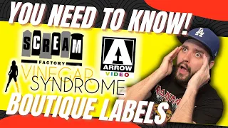 What Is A Blu-Ray Boutique Label? Scream Factory, Arrow Video, Vinegar Syndrome & More