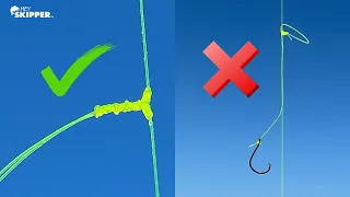 STOP Tangled Lines w/ THIS KNOT! (T- Knot Fishing Rig Tutorial)