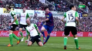 Lionel Messi vs Racing Santander Away 11 12 HD 720p