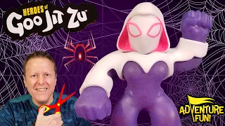 What’s Inside 6 Heroes of Goo Jit Zu Including Ghost Spider & Miles Morales AdventureFun Toy review!