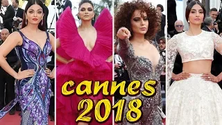 Bollywood Divas Who Rocked Cannes 2018 Red Carpet : Best Dressed