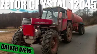 Zetor Crystal 12045 Driving from the GoPro view