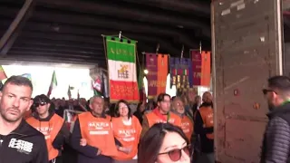 Festa della Liberazione, il coro al corteo dell'Anpi a Roma: "Siamo tutti antifascisti"