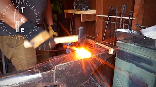 Hand Forging Damascus? I Guess I'll Try It | Knife Making | Vlog