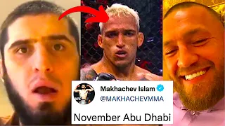 FIGHTERS REACT TO CHARLES OLIVEIRA VS BENEIL DARIUSH UFC 289 | OLIVEIRA WINS REACTION (Islam, more)