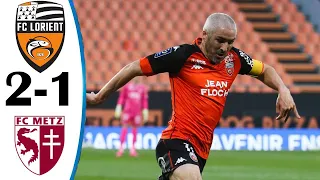 Lorient vs Metz 2-1 All Goals & Highlights 16/05/2021 HD