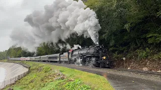 Chasing Western Maryland Scenic Railroad #1309 Steam Train On The Frostburg Flyer (10/2/22)