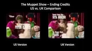 The Muppet Show - Ending with Rita Moreno (US vs. UK Credit Comparison)