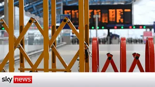 Major disruption as four rail unions hold 24-hour strike