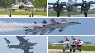 (4K) Great Texas Airshow : Friday Practice #militaryplanes