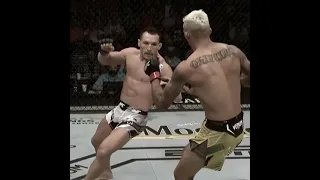 The kick that dropped Micheal chandler in #ufc262🔥 #olivera #michealchandler #legkick #ufc #mma