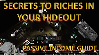 (Out of Date) Make Money in Your Hideout  - Escape from Tarkov - Hideout