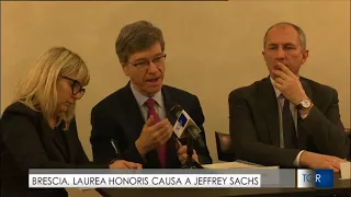 TGR Lombardia, Laurea Honoris Causa Jeffrey Sachs